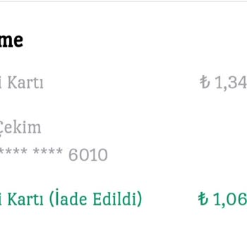 Ca-sa Tekstil İade Üründe Ücret Kesintisi