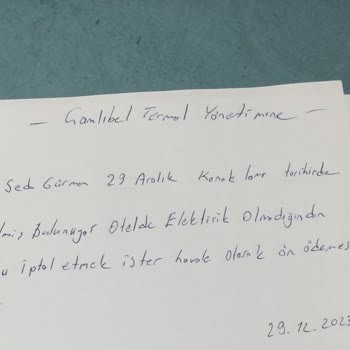 Tuna Termal Tatil Köyü Termal Otel Rezervasyon Sorunları Ve Müşteri Mağduriyeti