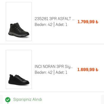 In Street Sitesinden Ayakkabı Aldım Pişman Oldum