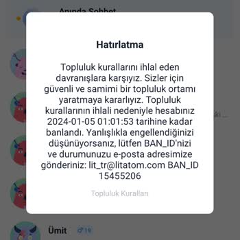 Litmatch Şikayet Ediyorum Hesabımı Açın
