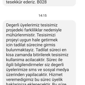 Social Plus Spor Salonu Paramı Geri Vermiyor