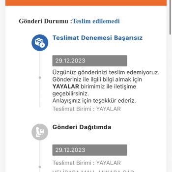 MNG Kargo Kargonuz Teslim Edilemedi