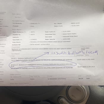 Büyükçekmece Mimar Sinan Devlet Hastanesi Dahiliye Doktorunun Profesyonel Olmayan Tutumu