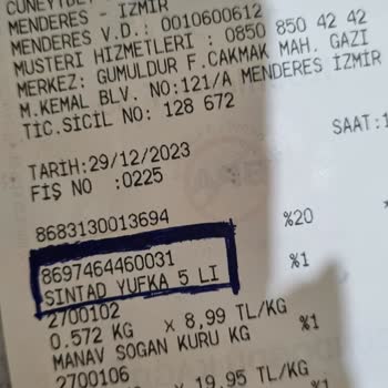 Ege Salı Pazarı Yufkadan Kıl Çıktı