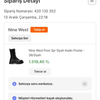Hepsiburada Nine West Tedarik Sorunu İptal