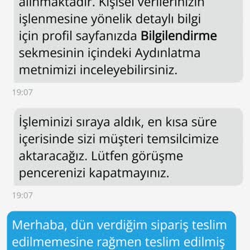 Bisu Siparişleri Teslim Etmedi