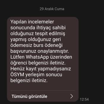 Yardımeli Derneği (Burs Başvuru) Burs Başvurusu Dikkat