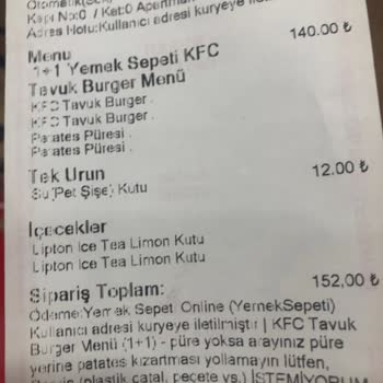 KFC Giresun Başına Buyruk