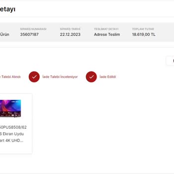 Media Markt'tan Aldığım Ürünüm Benden Habersiz İade Edildi