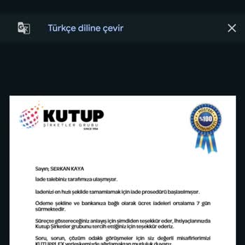 Kutup Pazarlama Para İadesinin Yapılmaması