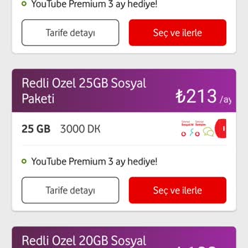 Vodafone Önerilen Tarifler Çok Pahalı
