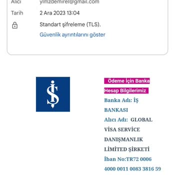 Global Visa Service (globalvisaservice.com.tr) Randevu Bilgi Karmaşası Ve İletişim Sorunu