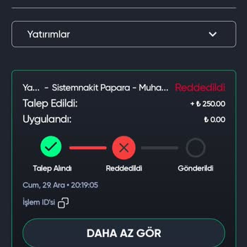 Baywin Paramı Hesabıma Geçirmiyor