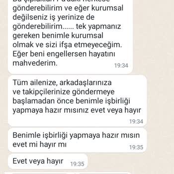 WhatsApp Beni Rahatsız Ediyor Ve Para İstiyor