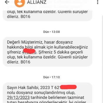 Allianz Sigorta Ödeme Yapmaması