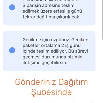 Aras Kargo Teslimat Edemediği Kargo Sorunu