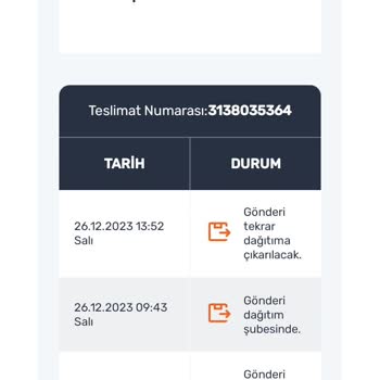 Aras Kargo Teslimat Edemediği Kargo Sorunu