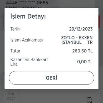 Exxen Onay Olmadan Kredi Kartından Para Çekilmesi