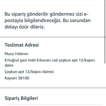 Amazon.com.tr Ürünümü Teslim Etmedi Ürünün Fiyatı Arttı.