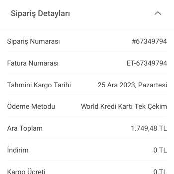 Karaca Züccaciye Karaca İptal Ettiğim Ürünün Ücretini Yapamadı.