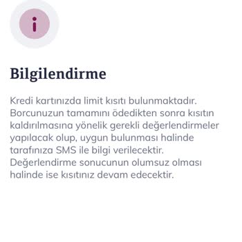 QNB Finansbank Limit Kısıtlaması Sorunu Çözülsün Dönüş Yapmanızı Bekliyorum