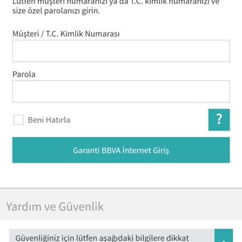 Garanti BBVA Güvenlik Açığı Mağduriyetim