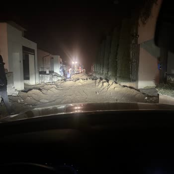 Melikgazi Belediyesi Garajımın Girişindeki Çamur