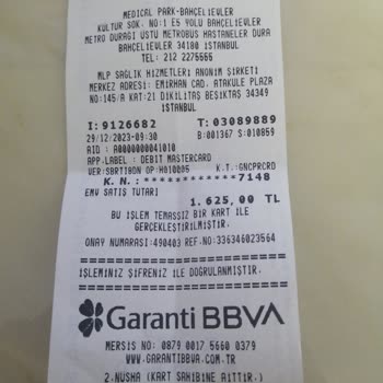 Medical Park Hastane Yenidoğan Bebek Ücret Alınma Şikayeti