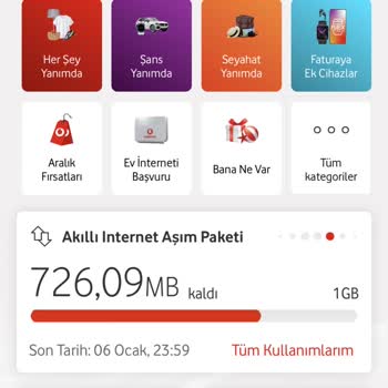 Vodafone Bitmeyen İnternete Kafalarına Göre Aşım Paketi Uyguluyorlar