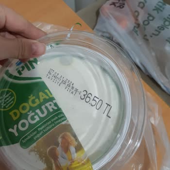 Pınar Et ve Süt Markalı Yoğurtta Küf Sorunu