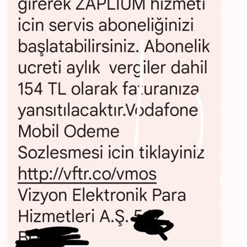 Vizyon Elektronik Para Onaysız Zaplium Aboneliği