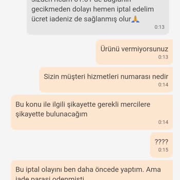 Trendyol Yemek Ücret İade Skandalı