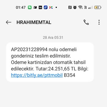Hrahımemtal (SMS) Yanıltıcı Nitelikli