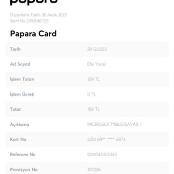 Microsoft Store'dan Beklenmedik Para Çekilmesi