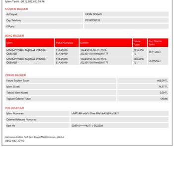 Mtvodeme.web.tr Param Boşa Gitti İki Defa Ödedim