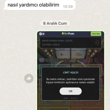 Betpuan Oyun Kazancım Hesabımdan Kayboldu!