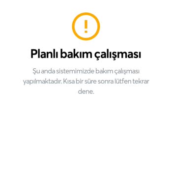 Papara Planlı Bakım Çalışması Uyarısı Aldım!