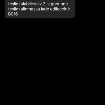 Aras Kargo Geri Dönen Sipariş