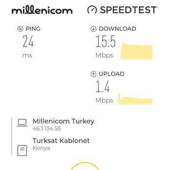 Millenicom İnternette Hız Aldatmacası