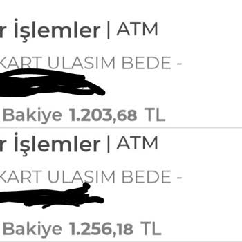 Uygulama Hesabımdan 50 TL Çekti Ama Kent Karta Yüklemedi