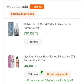 Hepsiburada.com Dan Aldığım Parfüm