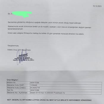 Dexim Malının Arkasında Durmuyor