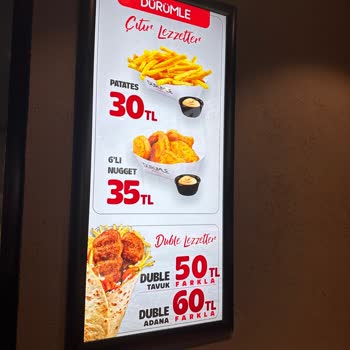 Dürümle Afişlerinde Bilgi Eksikliği