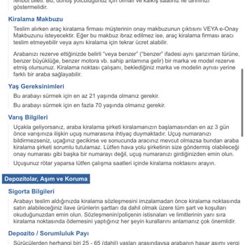 Eren Rent A Car Kiralık Araç İptali Ve İade Sorunu