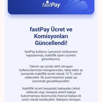 FastPay Sözleşmemi İptal Etmek İçin Muhatap Bulamıyorum