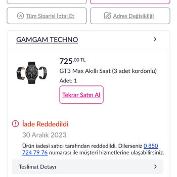 Pazarama İade Ürün Şikayeti