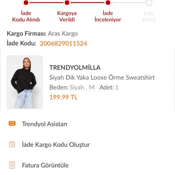 Trendyol Yanlış Giden Ürünümü İade Etmiyor