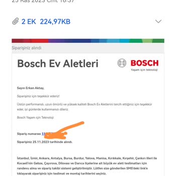 Bosch İnternetten Alma Pişmanlık