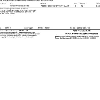 Kent Kart Kocaeli Kart Yükleme