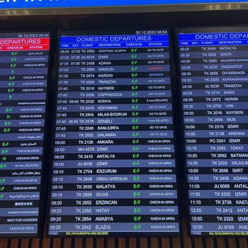 İstanbul Havalimanı Bildiri Ekranı Mağduriyeti